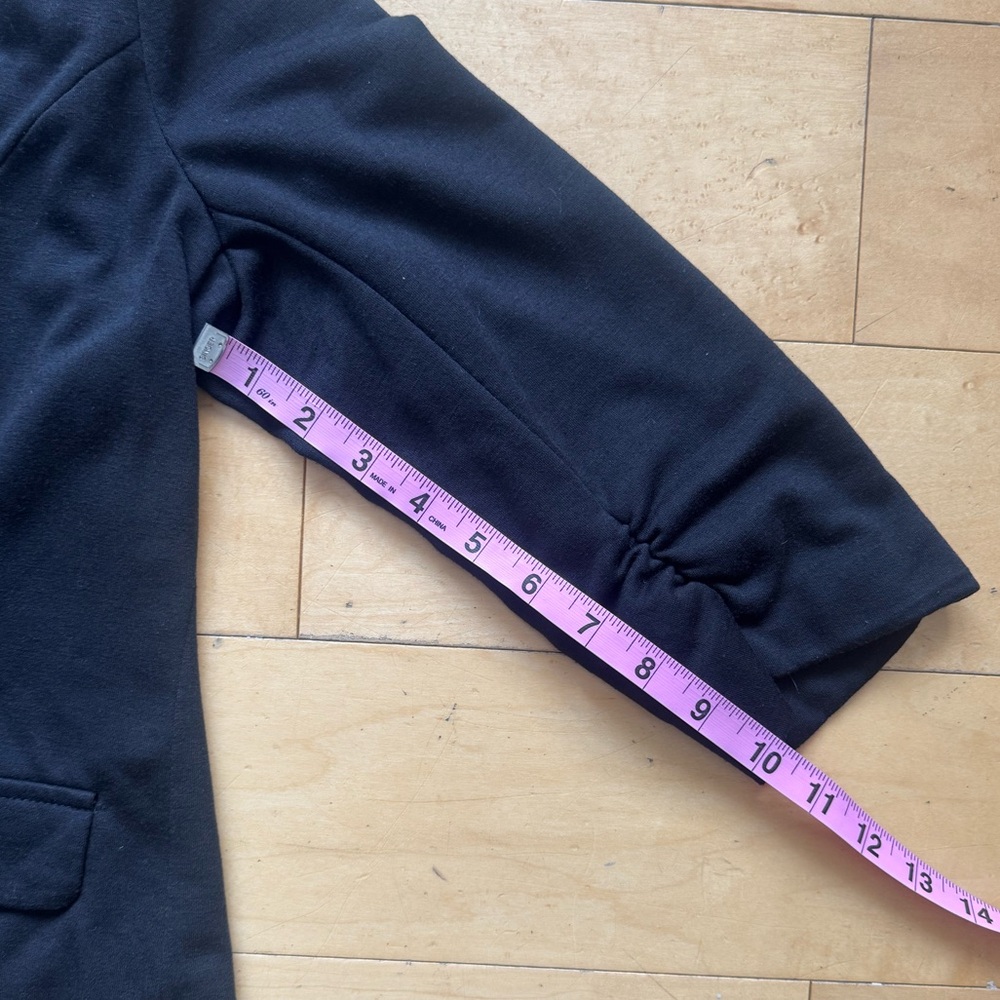 Monteau Women's Blazer Black Beaded Professional Work Office Suit Formal, Sz Med - Picture 8 of 9